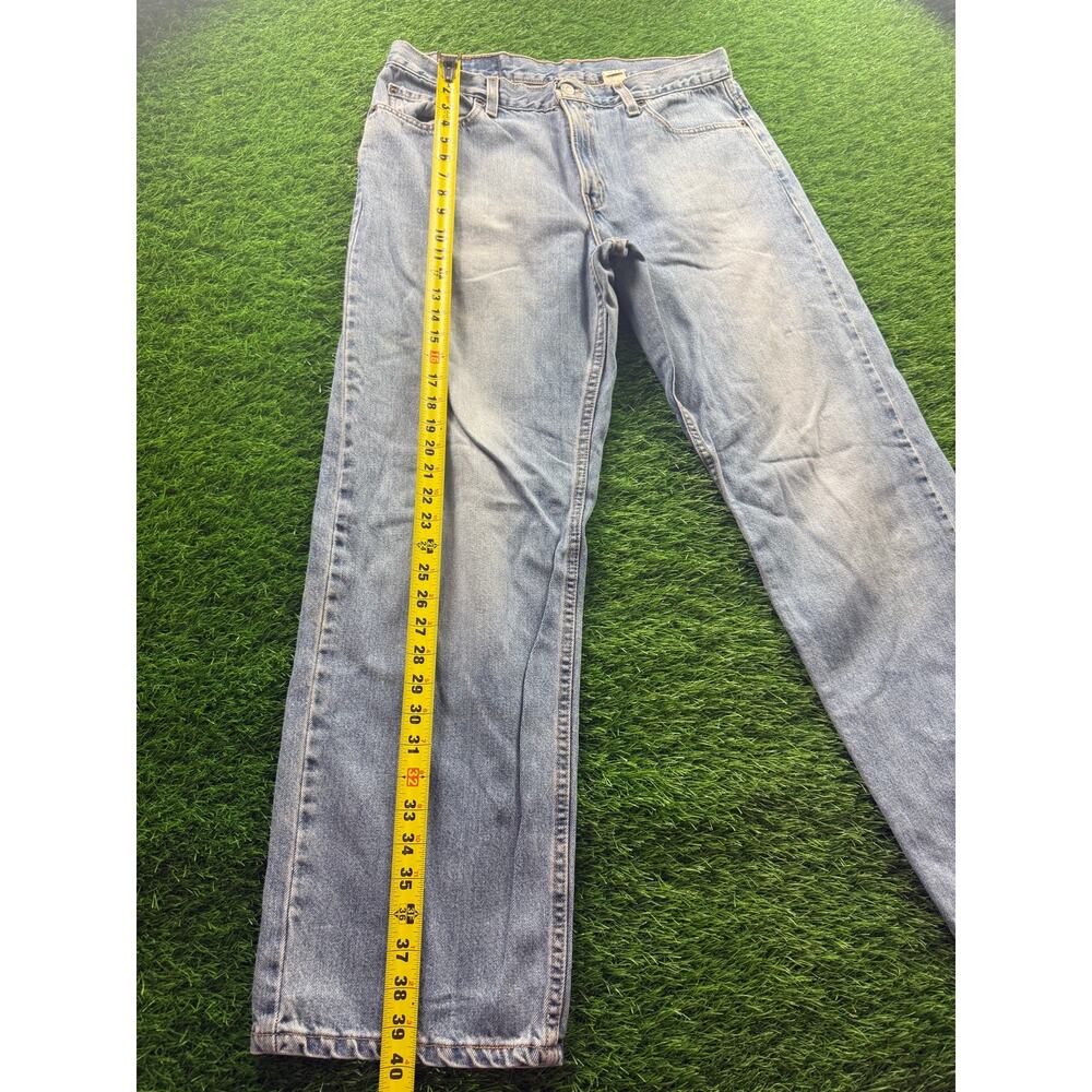 Vtg Levi’s 577 Lower Rise Loose Fit Jeans Women's 14 USA Light Wash 100% Cotton - Picture 8 of 15